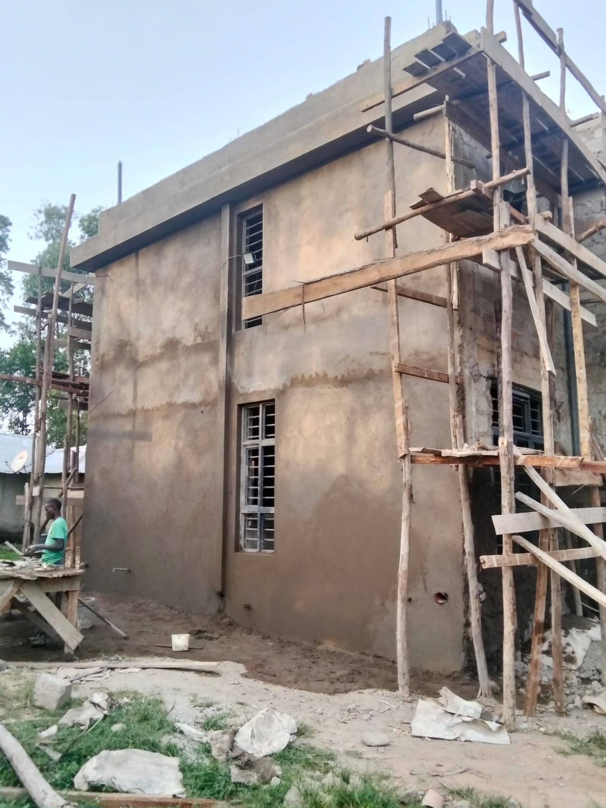 Modern maisonette built by Valdon Construction at Ugunja, Siaya County